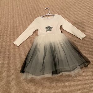 Petite Hailey - Girl's Bailey Sequin Star Combo Tutu Dress - size 6 like new ❤️